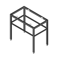 40-533-1SS MODULAR SOLUTIONS ANGLE BRACKET 60MM TALL X 60MM WIDE WITH STAINLESS STEEL HARDWARE